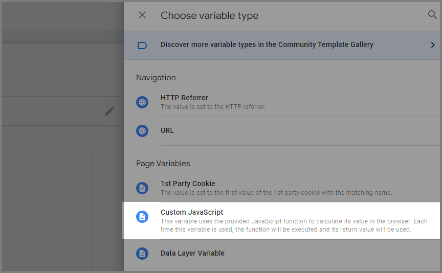 create a JavaScript variable