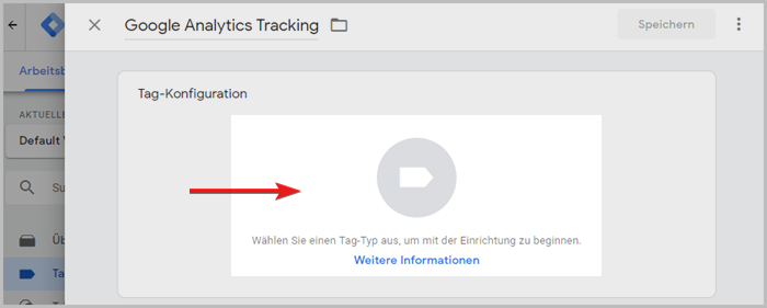 Google Tag Manager Tag erstellen