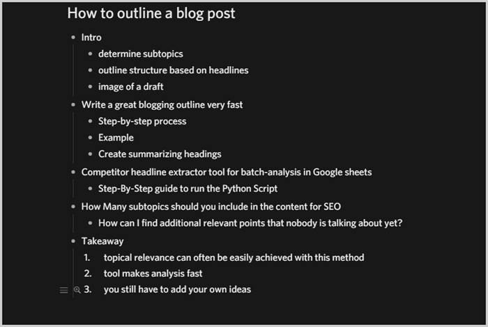 The Best Blog Post Outline  5 Minute Template 14 Tip-Tricks - Start Small  Media